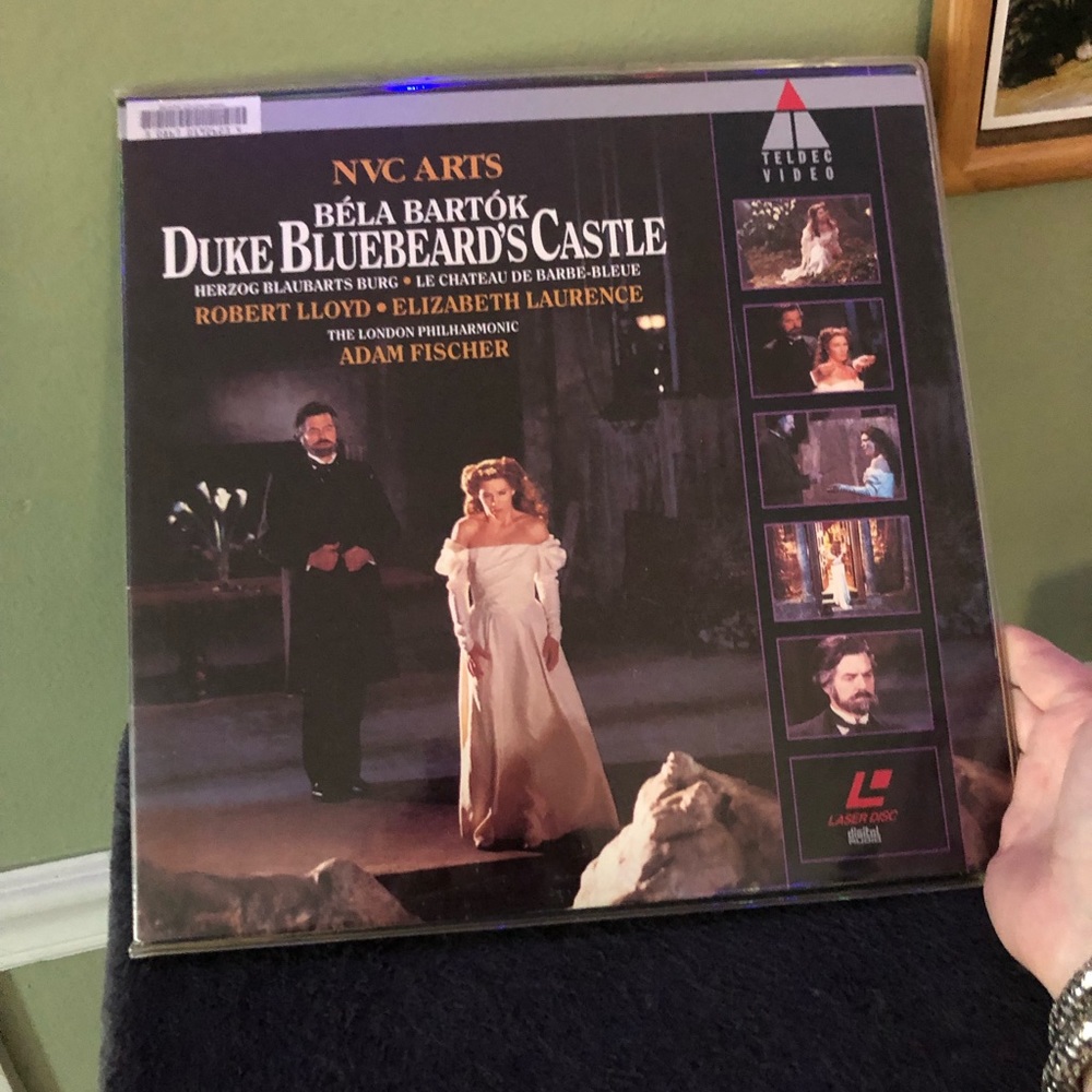 NVC Arts Bela Bartok Duke Bluebeard’s Castle laser disc mint condition